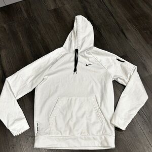 Nike White Hoodie with Black Accents